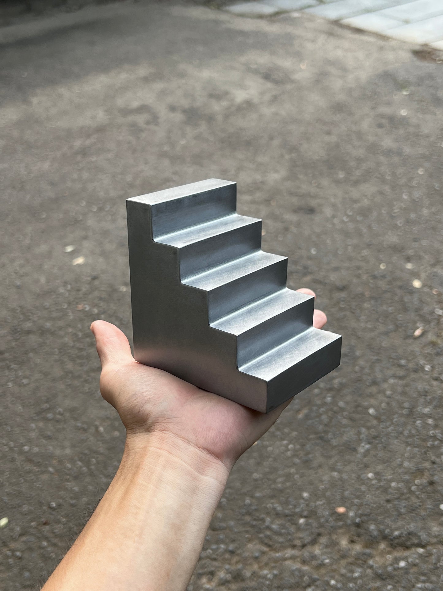 Small steel stairs