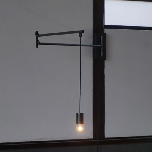 二点可動式ロングアーム照明