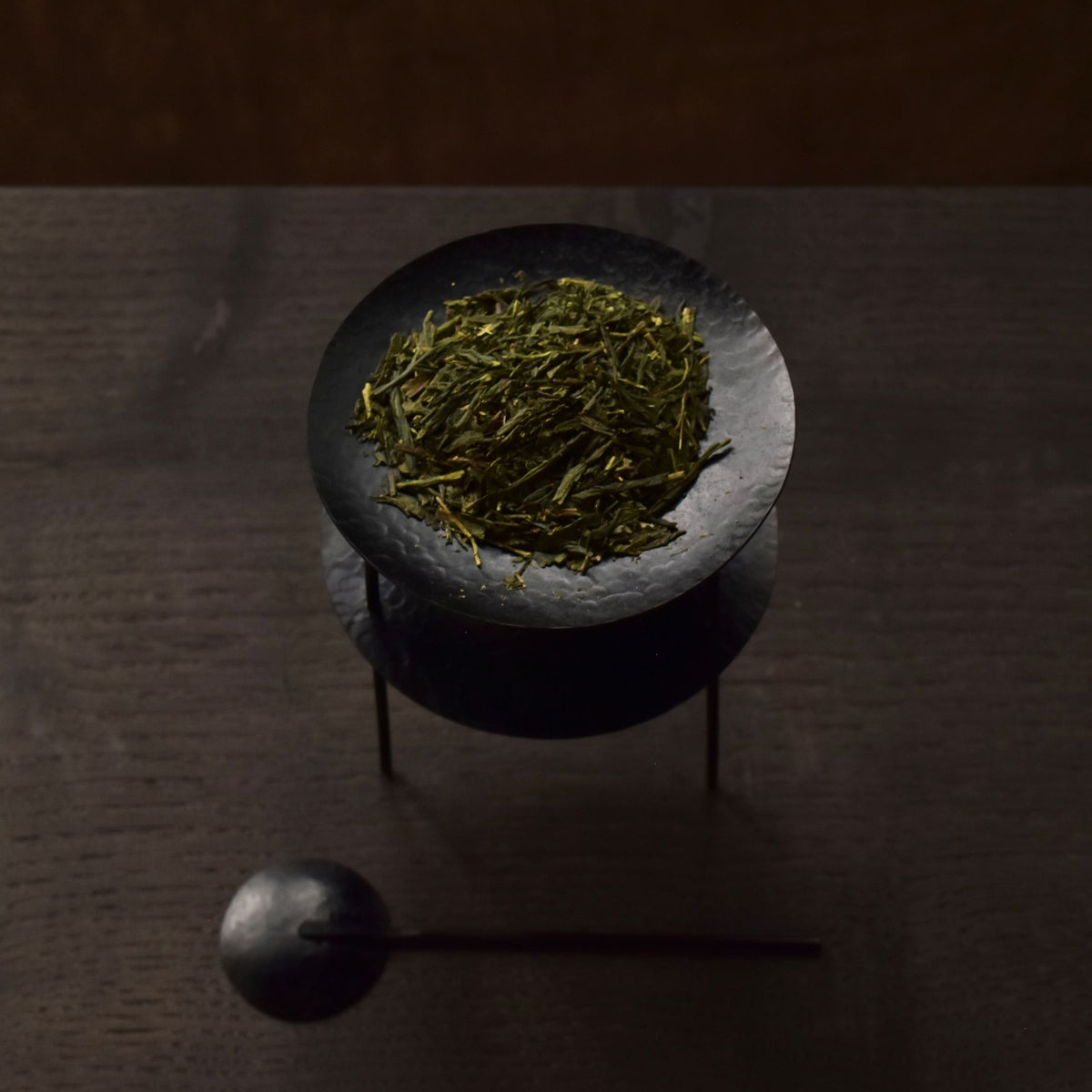 上から見た五徳茶香炉