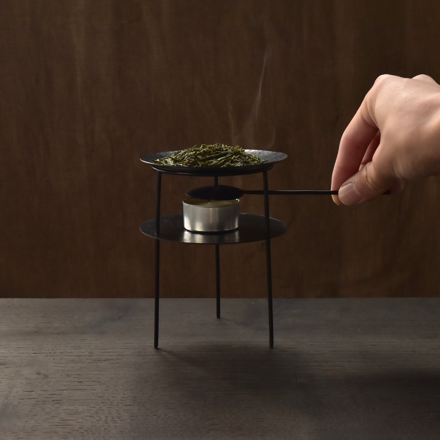茶香炉 十角形 透かし瓢箪 五徳茶香炉 – 十てつ